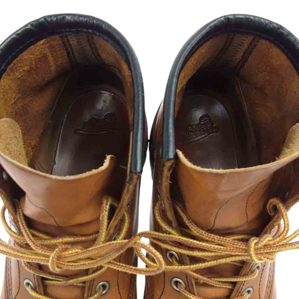 RED WING レッドウィング 8147 6 CLASSIC MOC LUG モックトゥ ラグソール ブーツ ブラウン系 USA 10【中古】