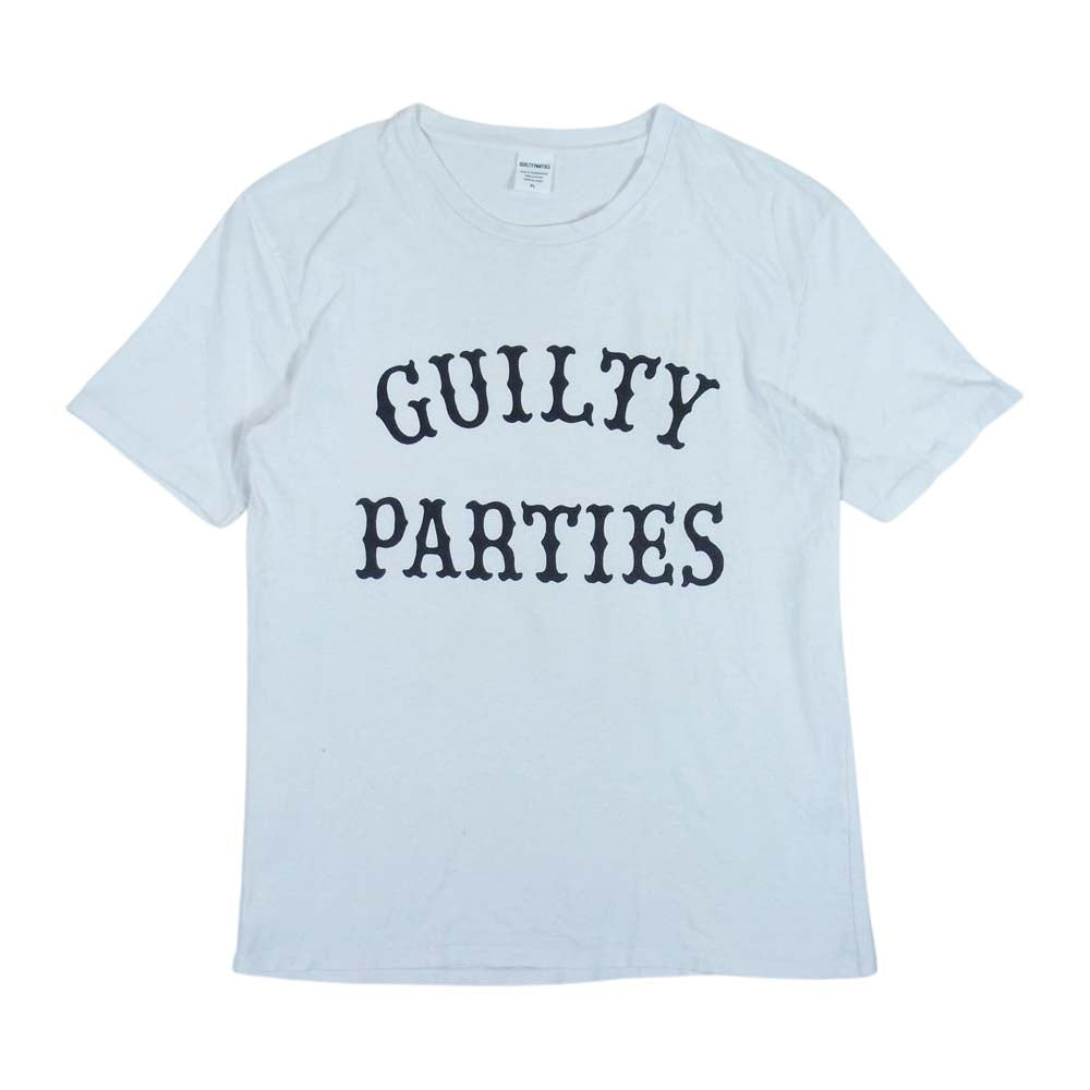 WACKO MARIA ワコマリア GUILTYPARTIES ロゴ Tシャツ ホワイト系 XL【中古】