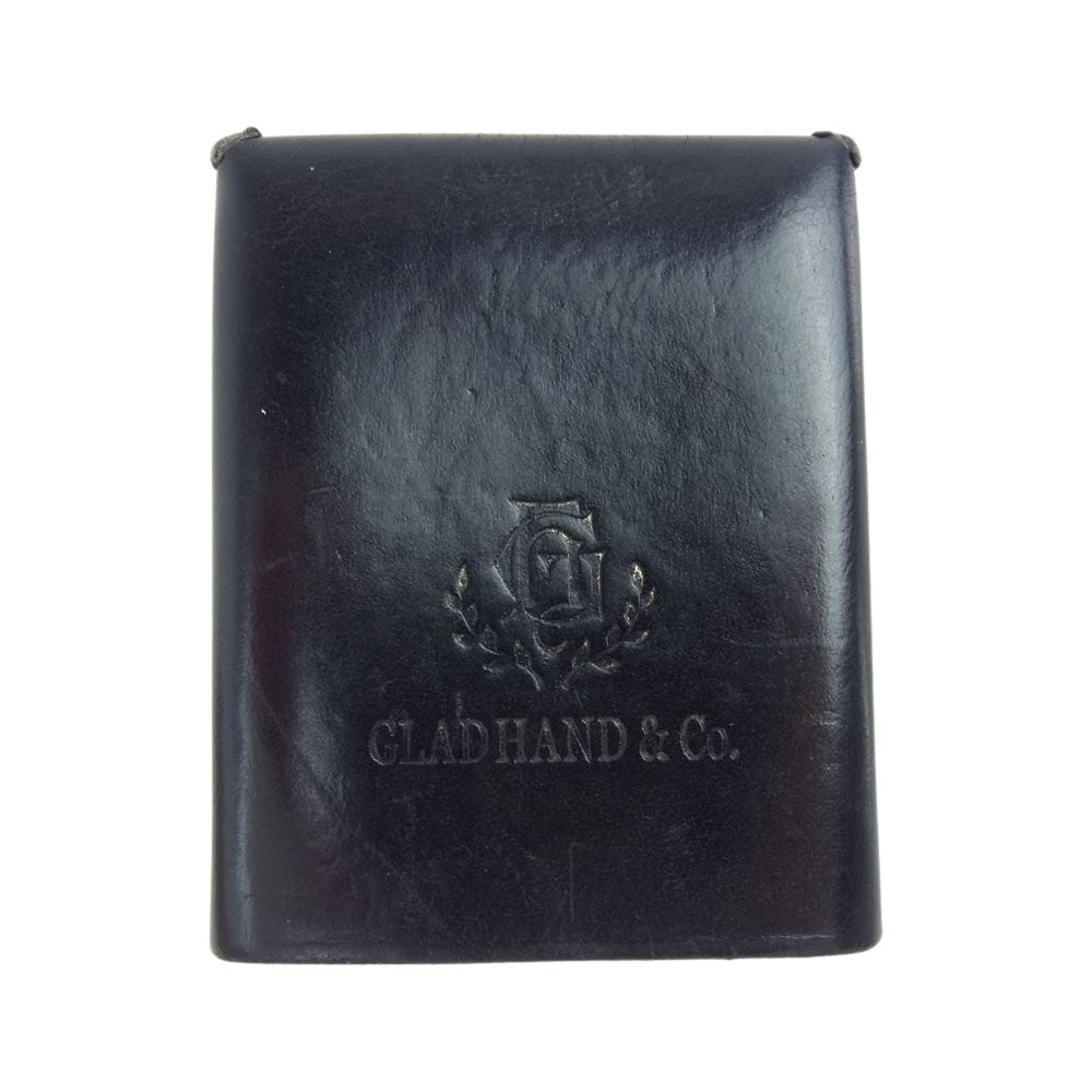 GLADHAND & Co. グラッドハンド レザー シガレットケース マルチケース ブラック系【中古】