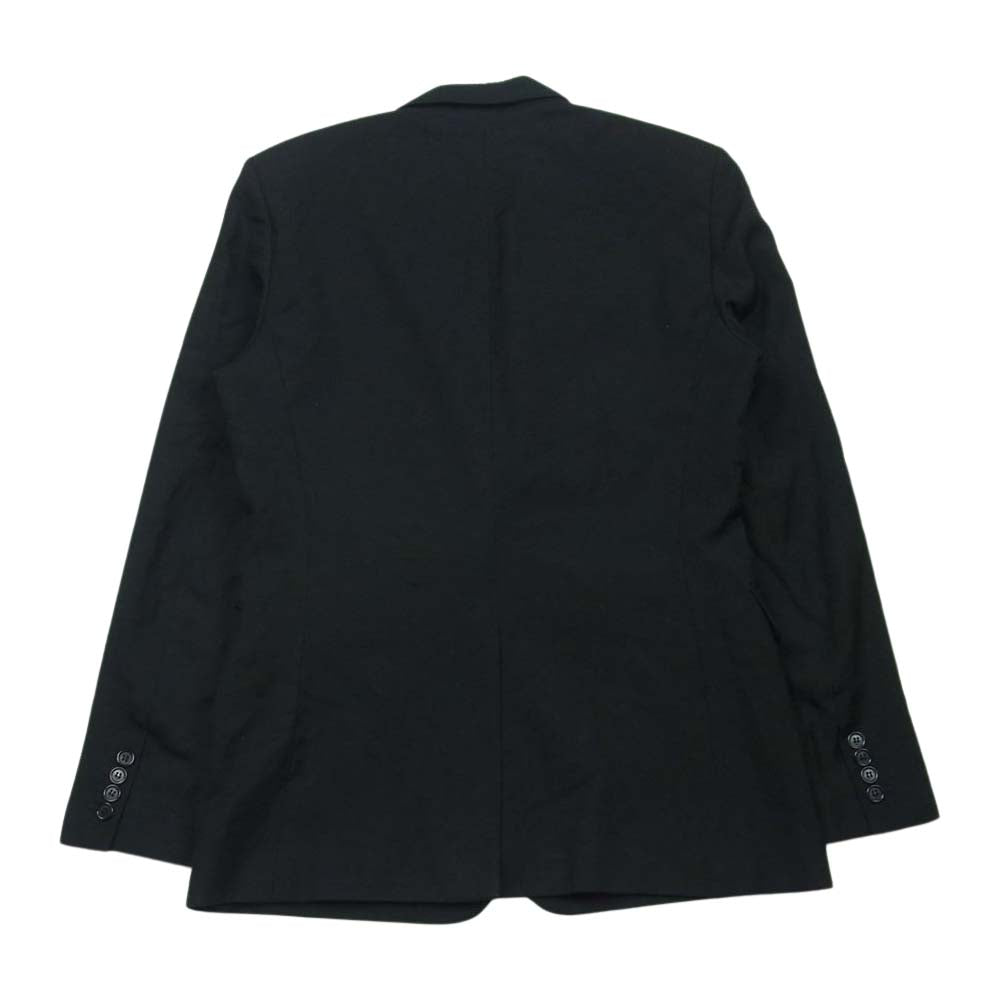 SAINT LAURENT サンローラン 510213 Y404W ノッチドラペル 2B テーラード ジャケット イタリア製 ブラック系 48【中古】