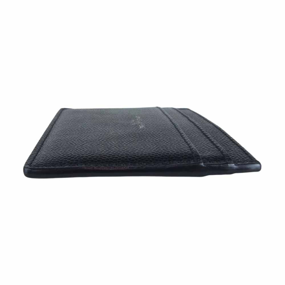 SAINT LAURENT サンローラン レザー カードケース ブラック系【極上美品】【中古】