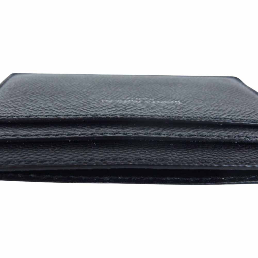 SAINT LAURENT サンローラン レザー カードケース ブラック系【極上美品】【中古】