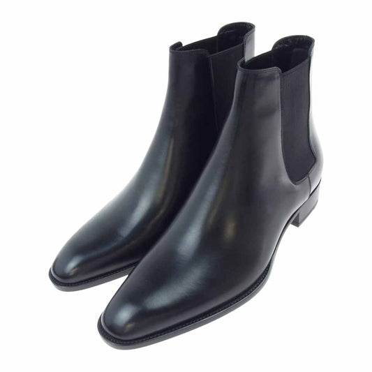 SAINT LAURENT サンローラン 592438 チェルシー サイドゴア ブーツ ブラック系 43【極上美品】【中古】