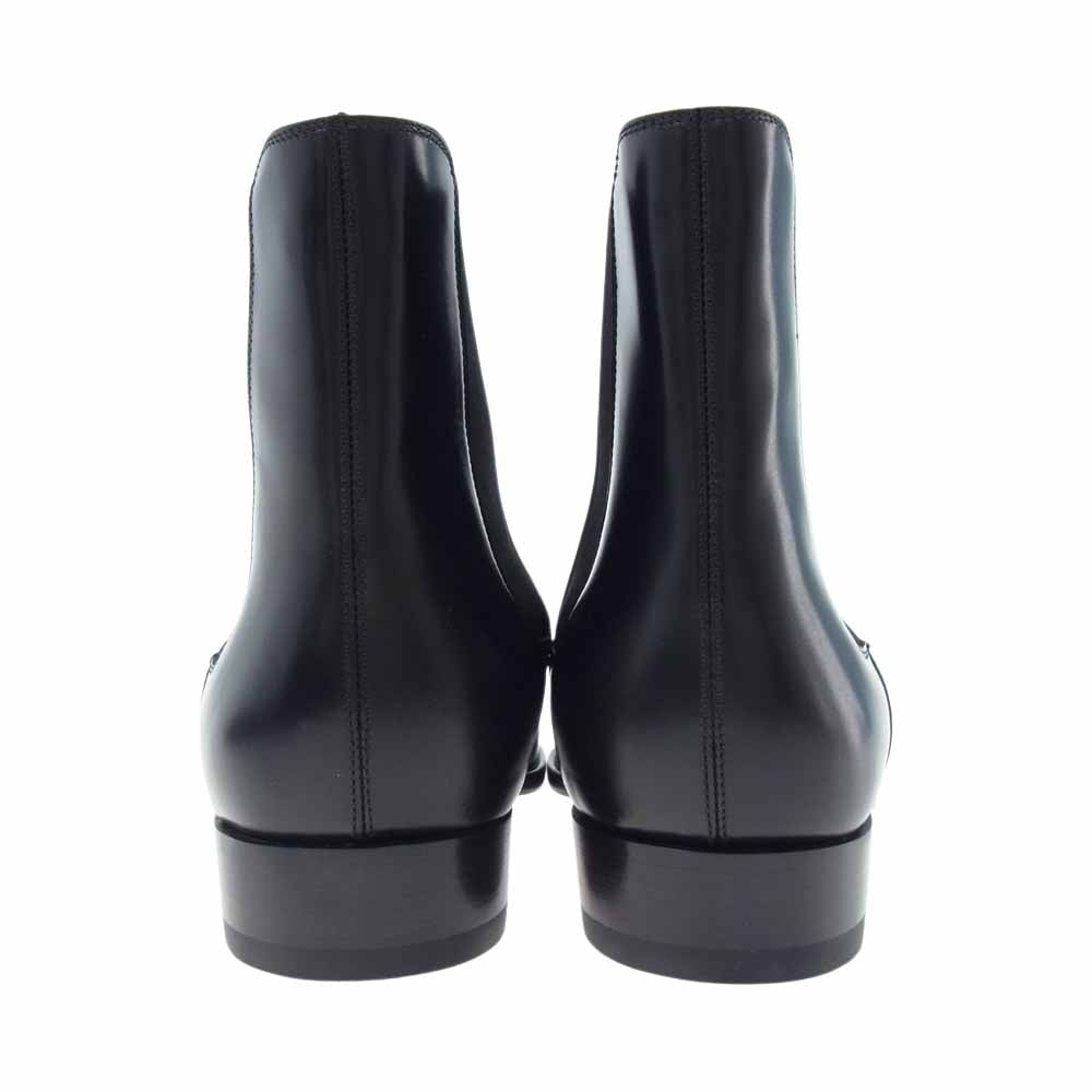 SAINT LAURENT サンローラン 592438 チェルシー サイドゴア ブーツ ブラック系 43【極上美品】【中古】