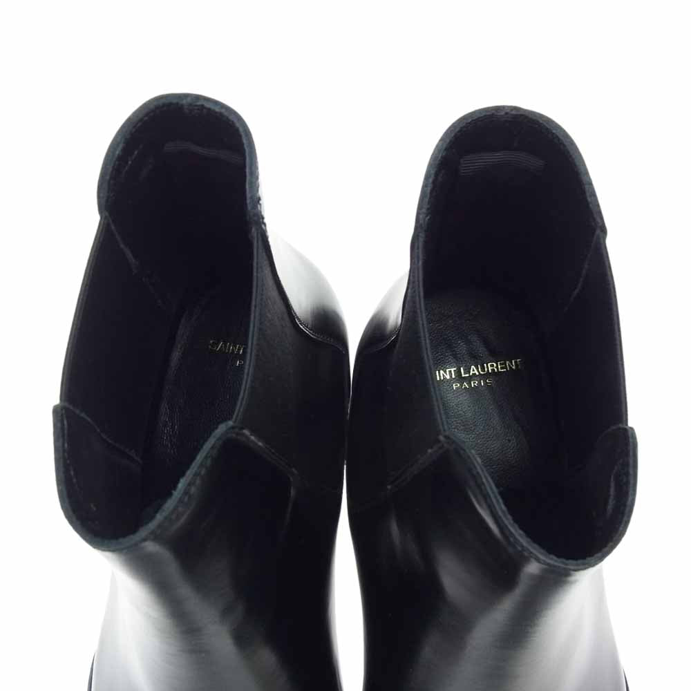 SAINT LAURENT サンローラン 592438 チェルシー サイドゴア ブーツ ブラック系 43【極上美品】【中古】