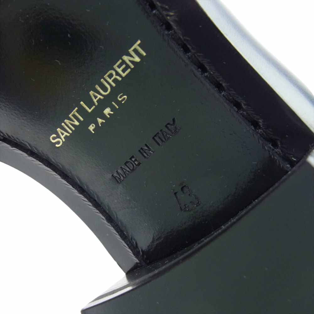 SAINT LAURENT サンローラン 592438 チェルシー サイドゴア ブーツ ブラック系 43【極上美品】【中古】