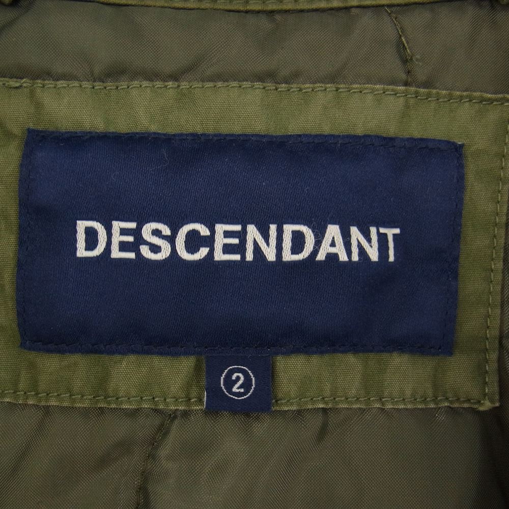 DESCENDANT ディセンダント CRICKET WEATHER JACKET フィッシュテール ジャケット  カーキ系 2【中古】