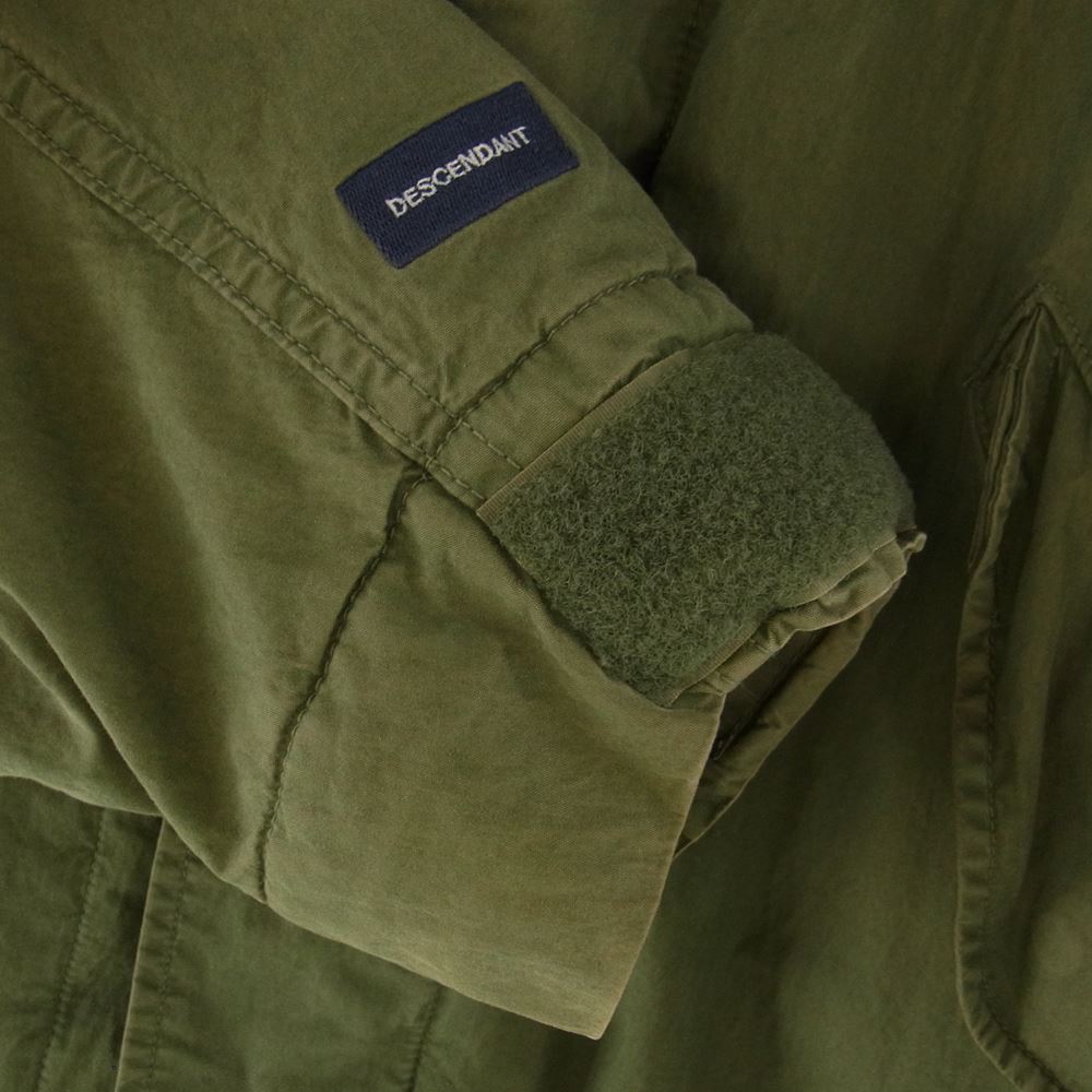 DESCENDANT ディセンダント CRICKET WEATHER JACKET フィッシュテール ジャケット  カーキ系 2【中古】