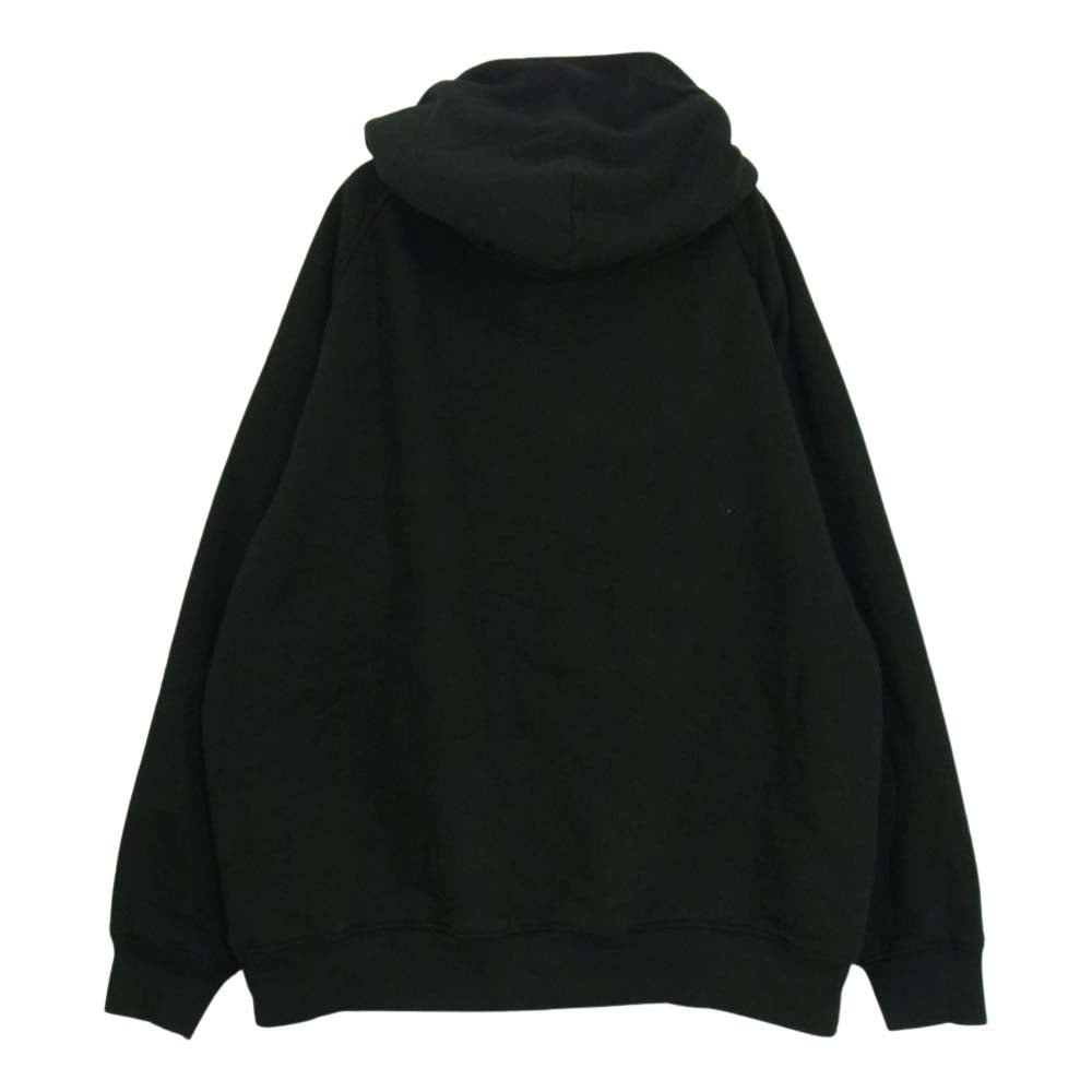 COMOLI コモリ 21SS T01-05001 コットン吊裏毛 プルオーバー パーカー フーディ ブラック系 3【中古】
