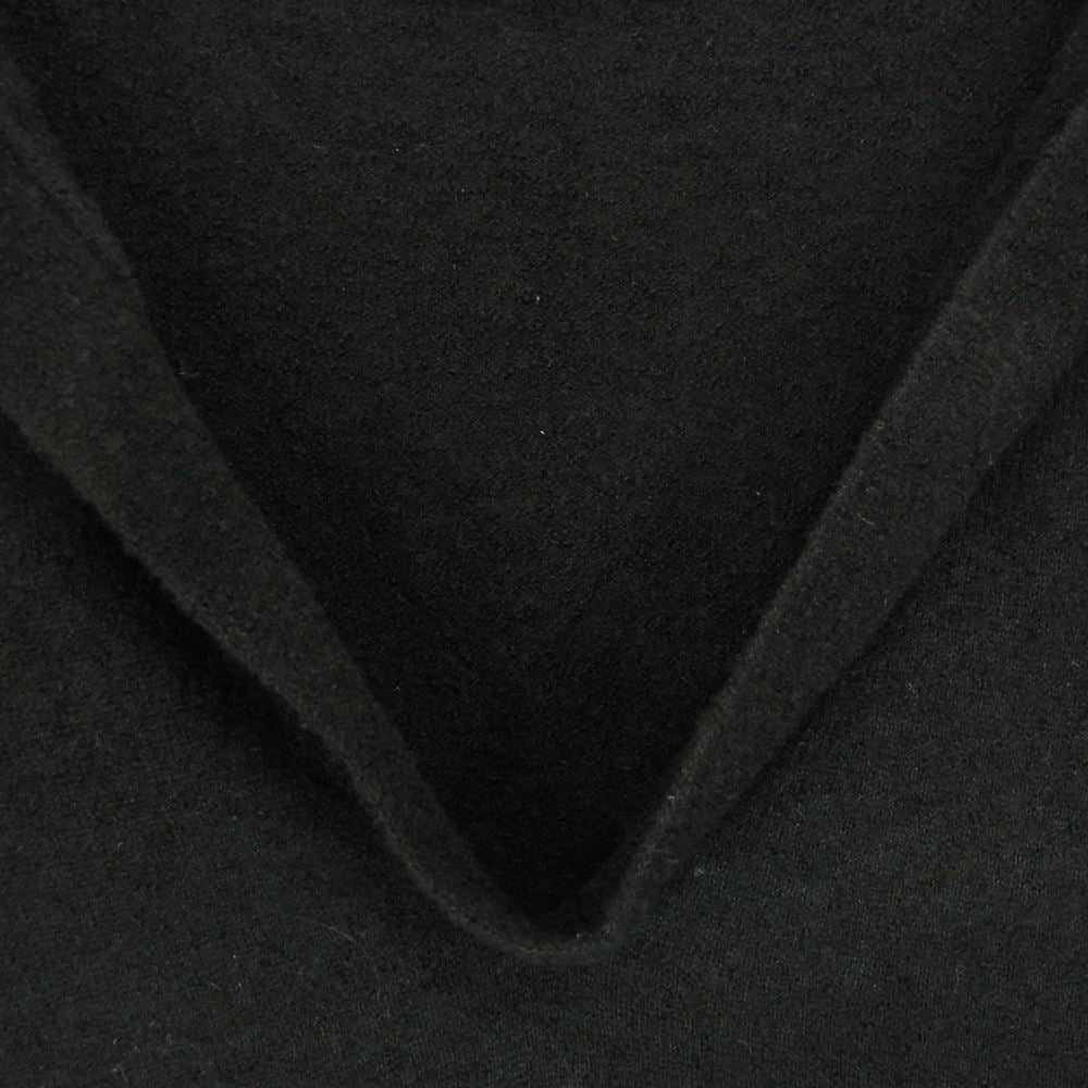 COMOLI コモリ 22SS V01-06009 16G カシミヤシルク スキッパーニット ブラック ブラック系【新古品】【未使用】【中古】