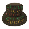 GUCCI グッチ 679993 4HAME リバーシブル バケットハット ブラウン ブラウン系 L【美品】【中古】