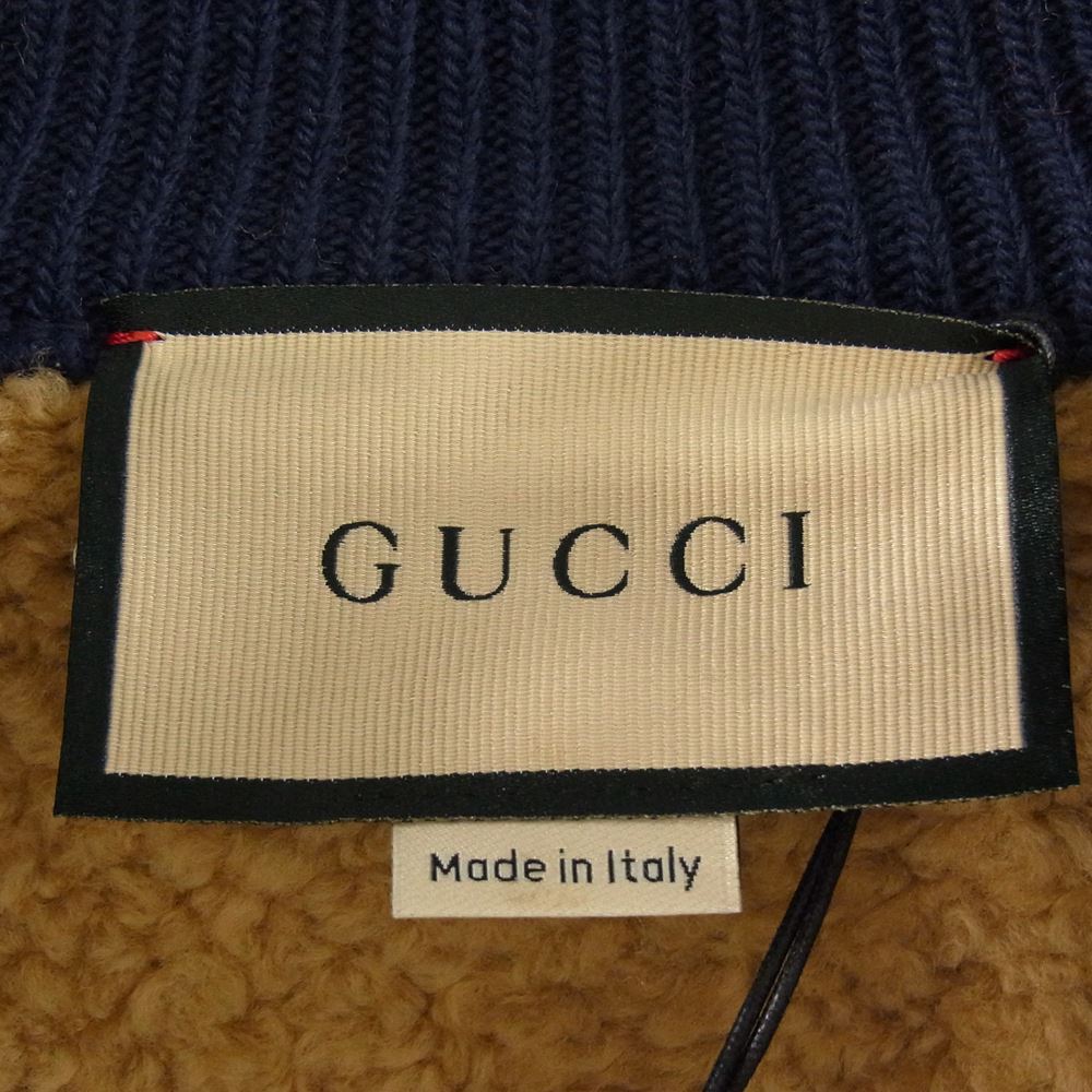 GUCCI グッチ 675998 XKB4V ダブルG ジャカード ウール ボンバー ジャケット  マルチカラー系 M【美品】【中古】