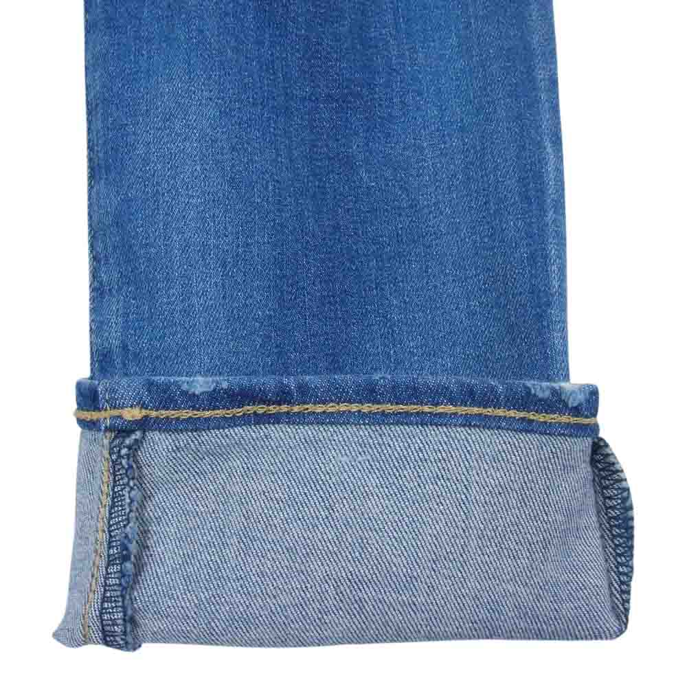 HYSTERIC GLAMOUR ヒステリックグラマー 02191AP18 USED加工 ISKO スリム デニムパンツ インディゴブルー系 30【中古】