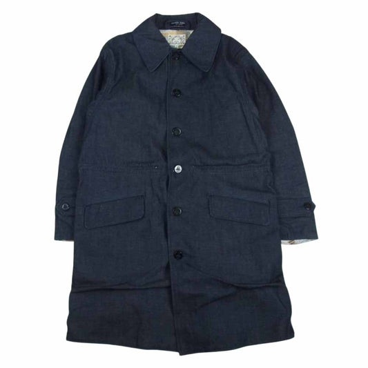 EVISU エヴィス hidehiko yamane 山根英彦 COPENHAGEN COAT コペンハーゲン デニム コート インディゴブルー系 34【中古】