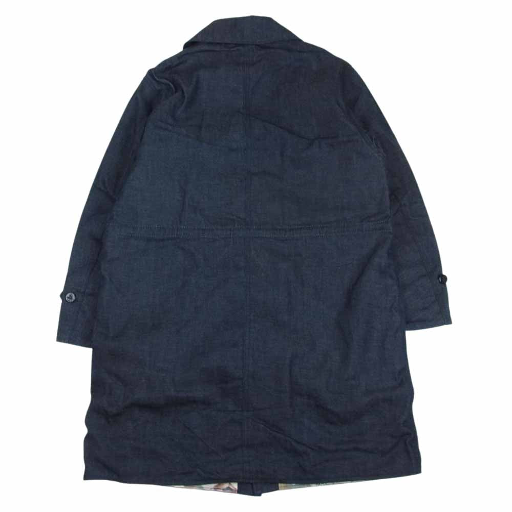 EVISU エヴィス hidehiko yamane 山根英彦 COPENHAGEN COAT コペンハーゲン デニム コート インディゴブルー系 34【中古】