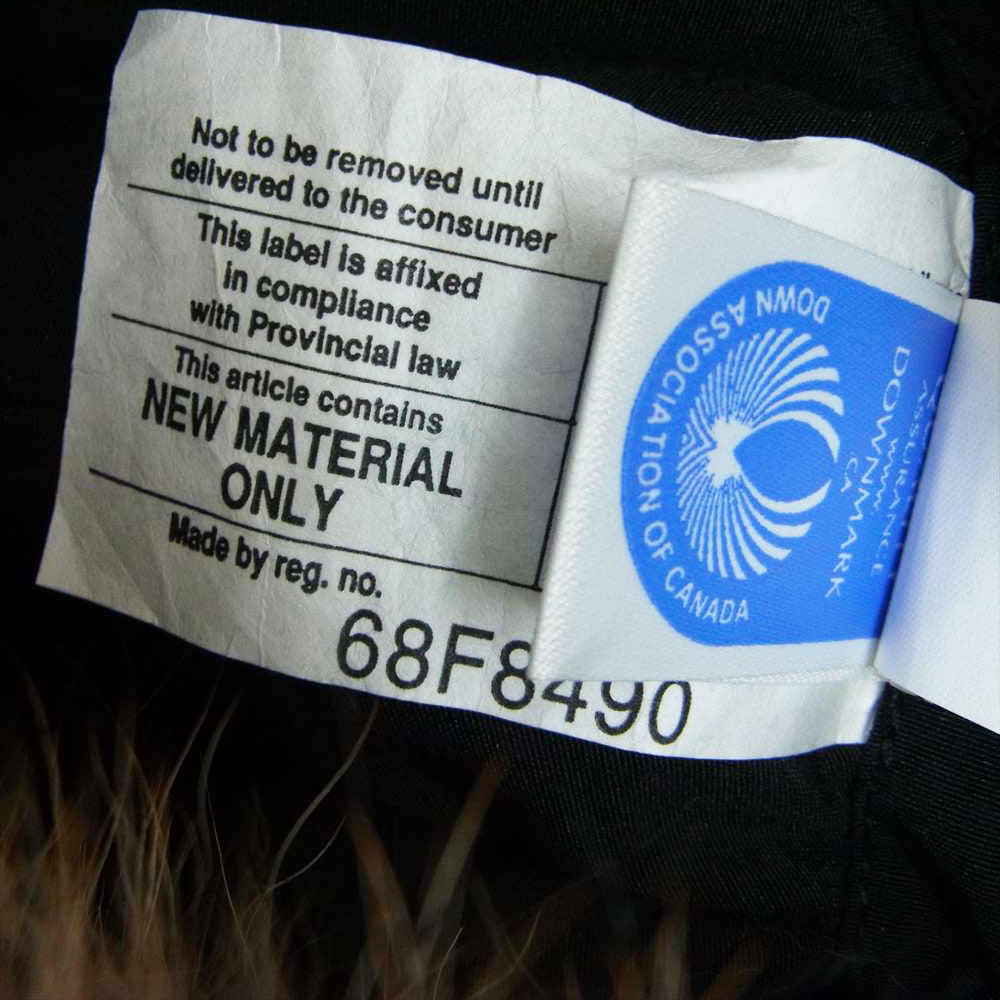 CANADA GOOSE カナダグース 5177M AVIATOR HAT BLACK アビエーター フライトキャップ コヨーテファー ハット ブラック系【新古品】【未使用】【中古】