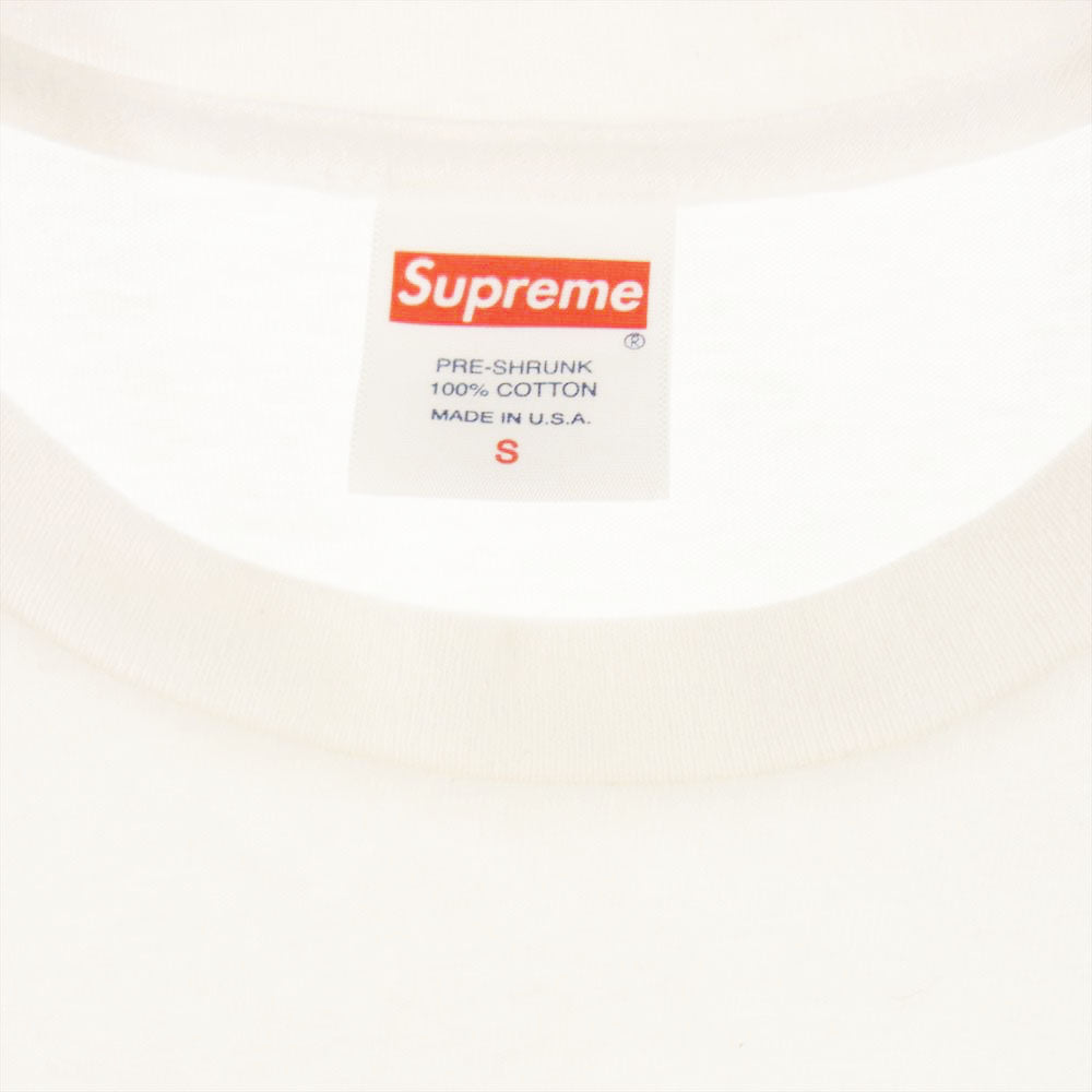 Supreme シュプリーム 18AW Madonna Tee マドンナ プリント 半袖 Tシャツ ホワイト系 S【中古】