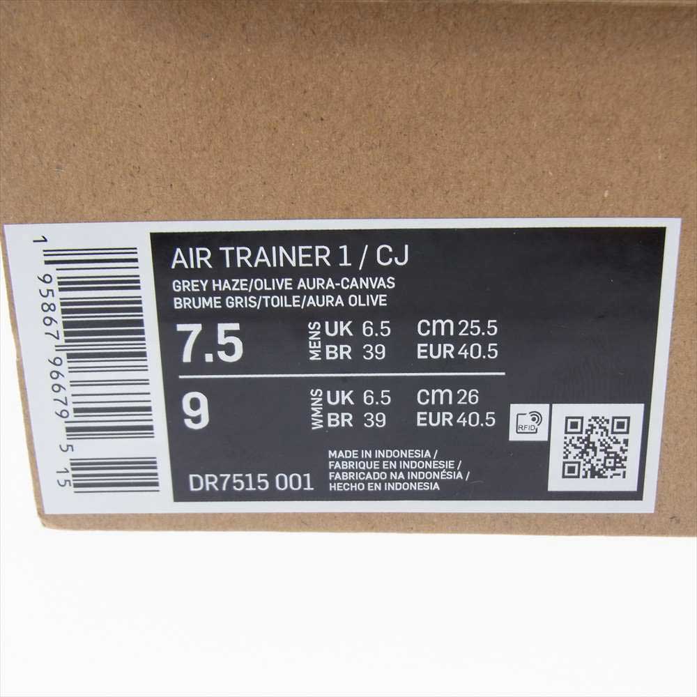 NIKE ナイキ DR7515-001 × TRAVIS SCOTT CACTUS JACK AIR TRAINER 1 CJ エア トレーナー 1 トラヴィススコット カクタス ジャック GREY HAZE グレー ヘイズGREY HAZE ライトブルー系 25.5cm【新古品】【未使用】【中古】