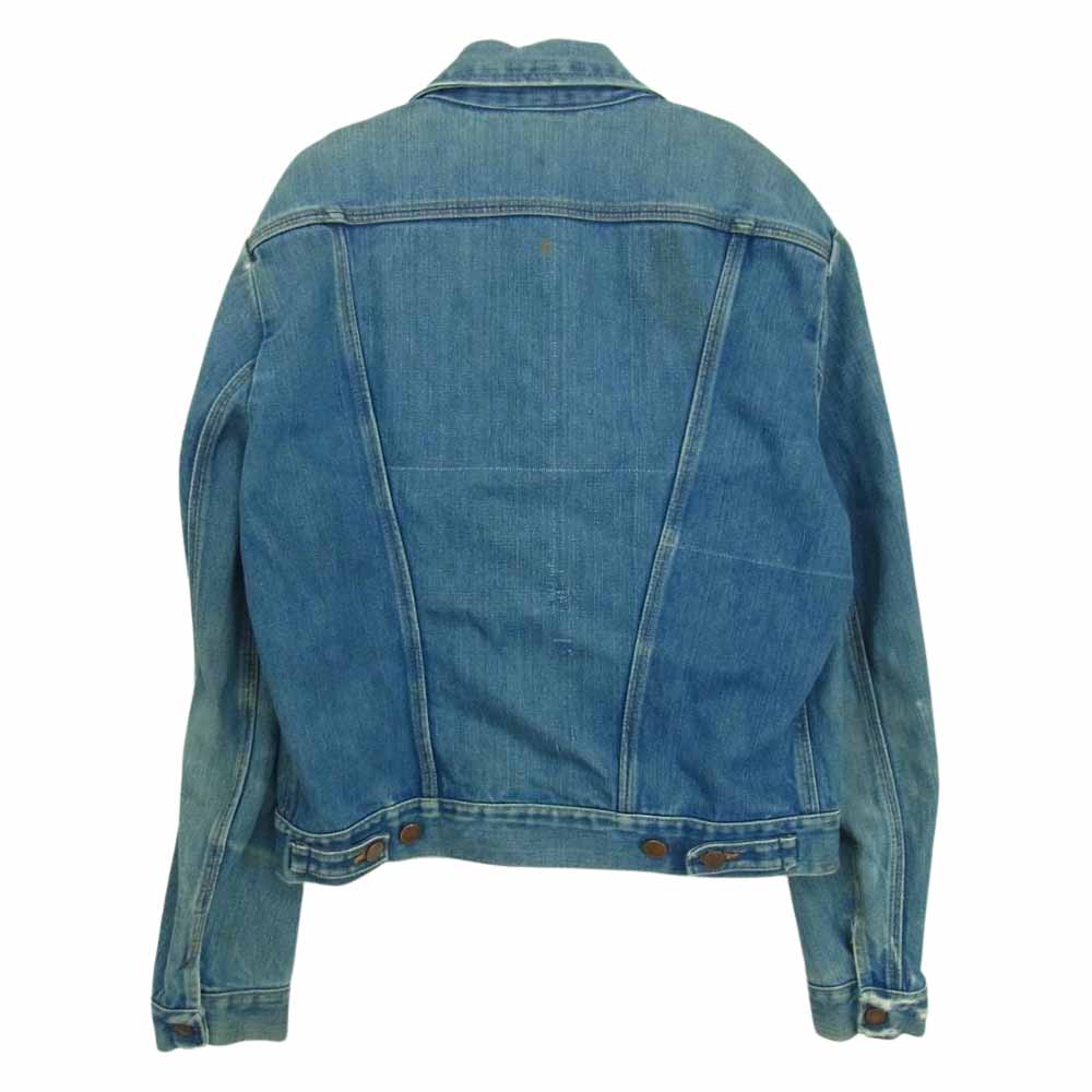 Wrangler ラングラー ヴィンテージ 80s 白三角タグ デニム ジャケット インディゴブルー系 40【中古】