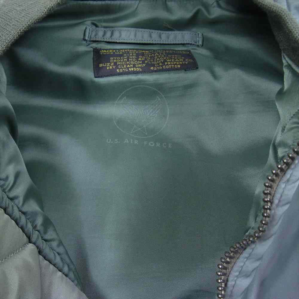 Buzz Rickson's バズリクソンズ 321-M11044 M品番 MA-1 フライト ジャケット カーキ系 S【中古】