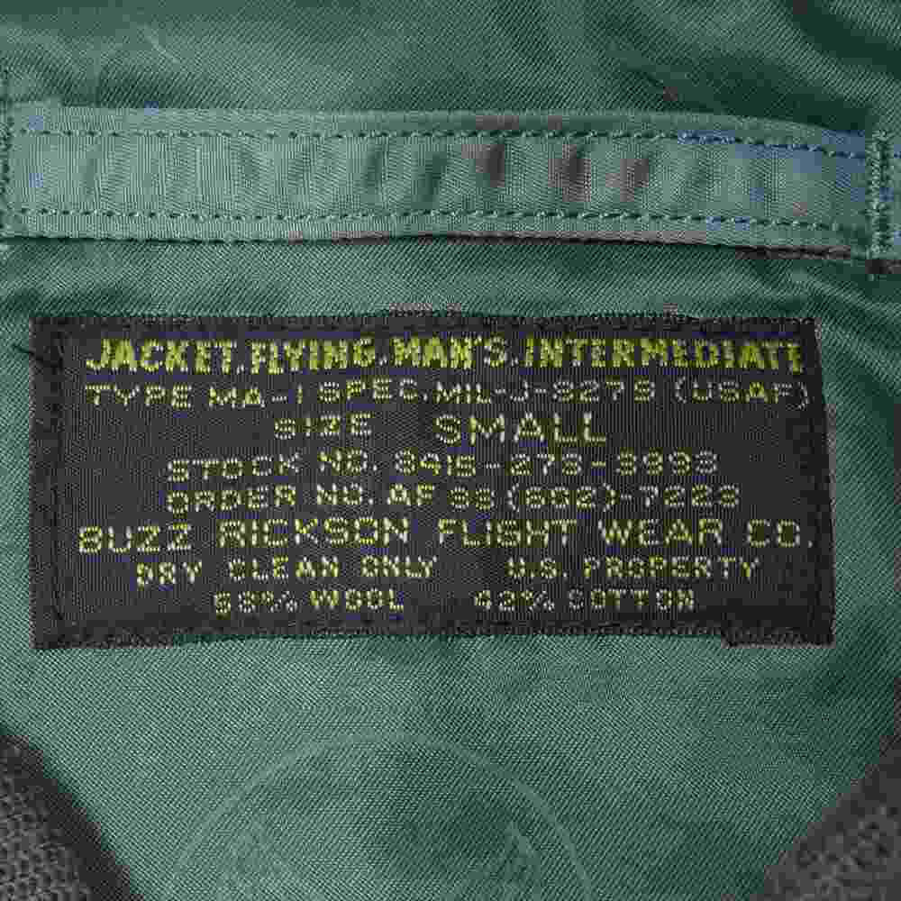 Buzz Rickson's バズリクソンズ 321-M11044 M品番 MA-1 フライト Buzz Rickson's バズリクソンズ 321-M11044 M品番 MA-1 フライト