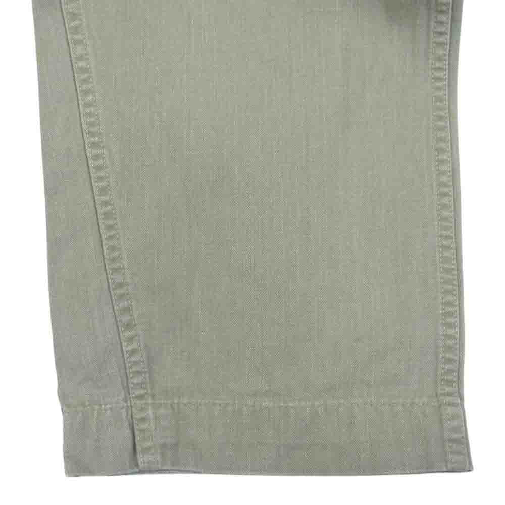 TENDERLOIN テンダーロイン T-HERRINGBONE WORK PNT ヘリンボーンパンツ ベージュ系 カーキ系 XS【中古】