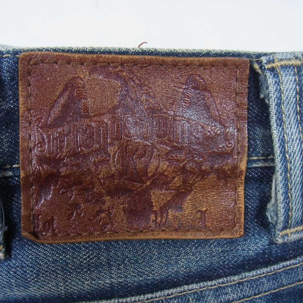 TENDERLOIN テンダーロイン T-RIDERS DENIM PANTS JEANS セルビッチ デニムパンツ ジーンズ タロン インディゴブルー系 32【中古】