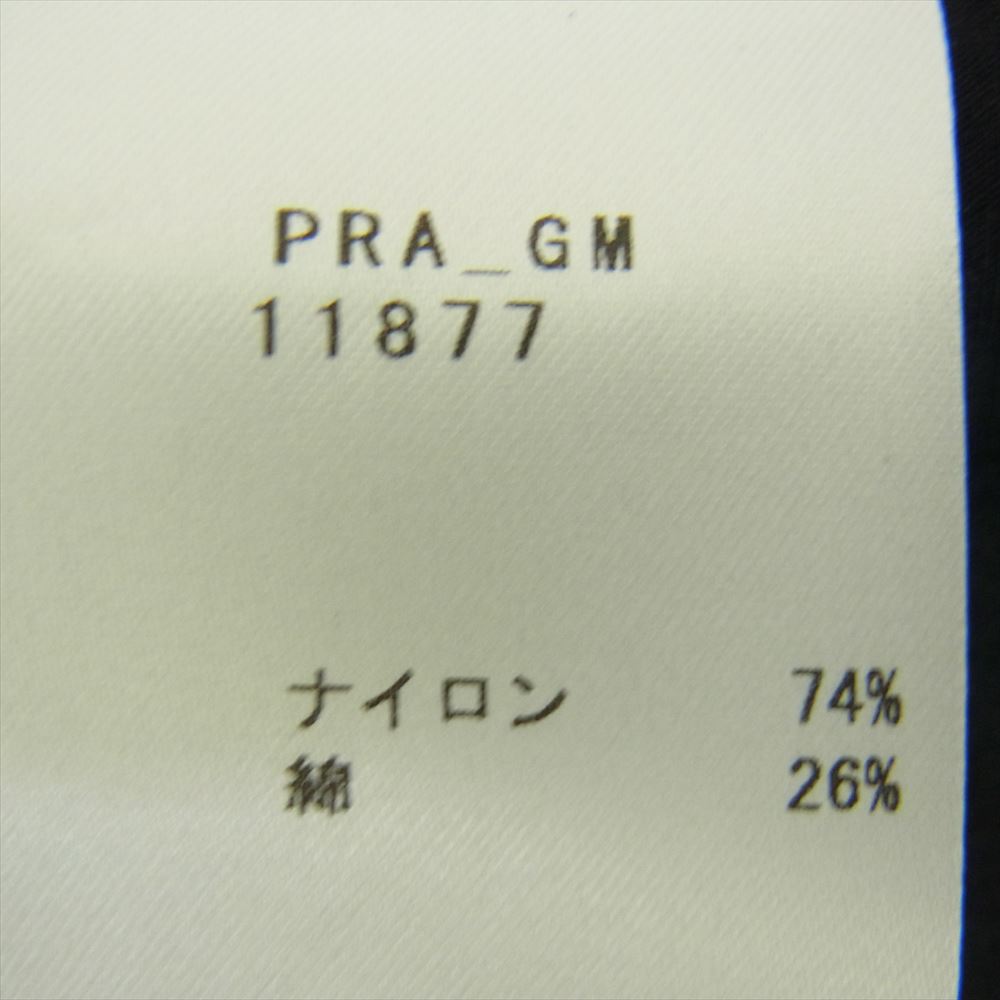 バグッタ PRA GM 11877 ボウリングシャツ オープンカラー ナイロン 半袖 シャツ ブラック系 M【美品】【中古】