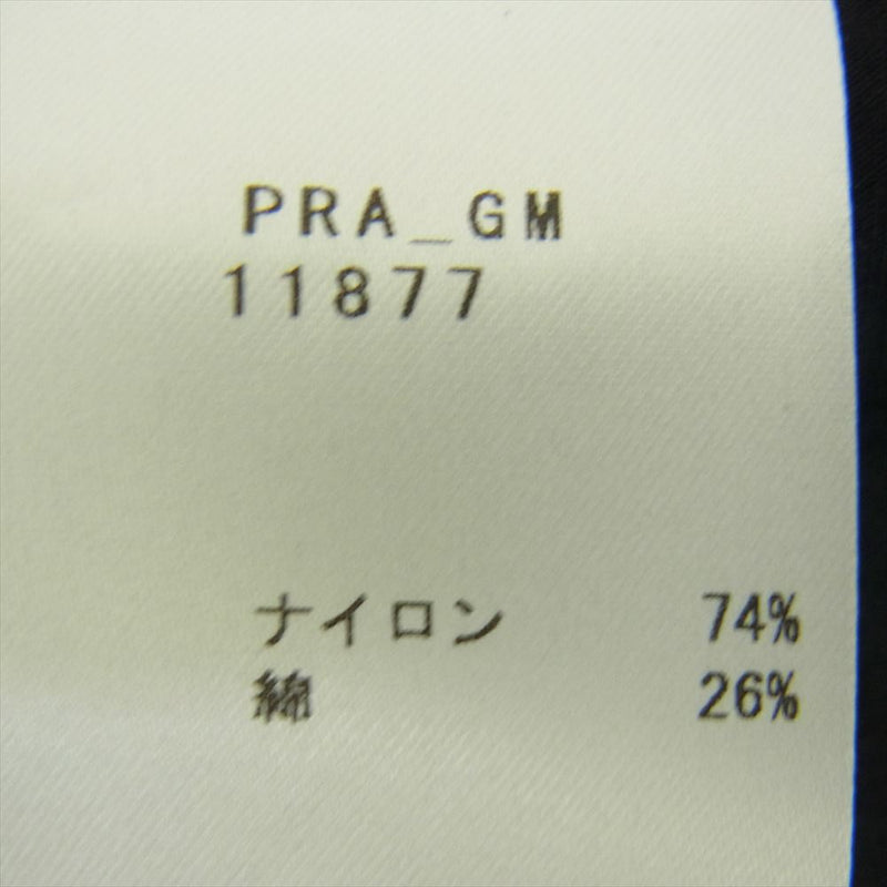 バグッタ PRA GM 11877 ボウリングシャツ オープンカラー ナイロン 半袖 シャツ ブラック系 M【美品】【中古】