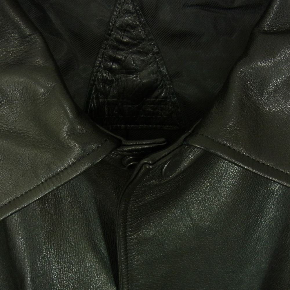 エーレザー 大阪レザー ALN2207 Humongous Coach Jacket オーバーサイズ レザー コーチジャケット ブラック系 ONE【中古】