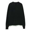 MAISON MARGIELA メゾンマルジェラ 21SS S50HA0982 S17687 10ライン WOOL V-NECK LINED CARDIGAN ダメージ加工 レイヤード カーディガン ブラック ブラック系 L【中古】