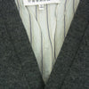 MAISON MARGIELA メゾンマルジェラ 21AW S50HA1008 S17784 14ライン WOOL V-NECK CARDIGAN ダメージ加工 レイヤード カーディガン グレー グレー系 L【中古】