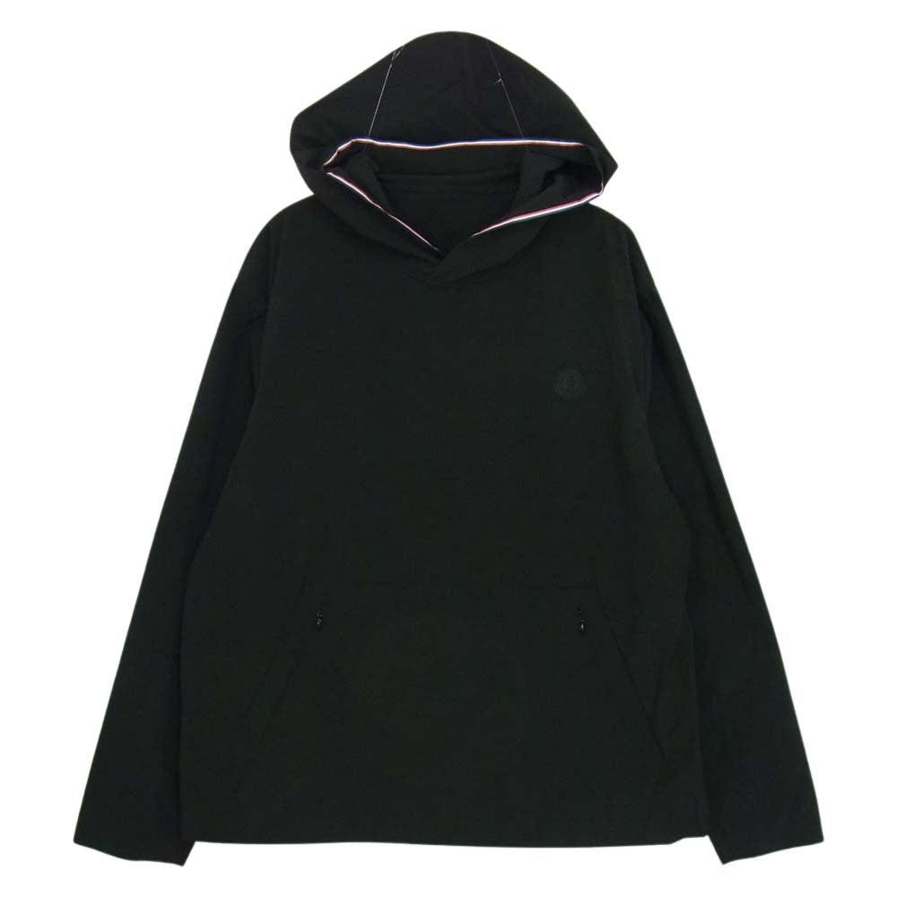 MONCLER モンクレール G10911B73200 53791 ジャパンタグ ESCALLE ロゴ ナイロン プルオーバー パーカ ブラック系 3【中古】