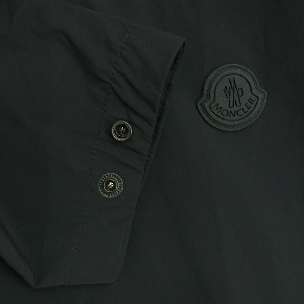 MONCLER モンクレール G10911B73200 53791 ジャパンタグ ESCALLE ロゴ ナイロン プルオーバー パーカ ブラック系 3【中古】