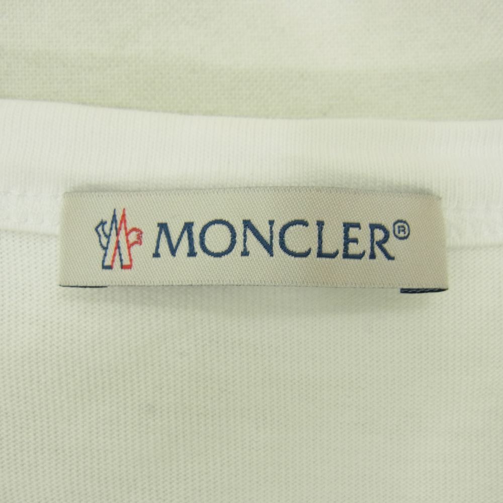 MONCLER モンクレール ダック ワッペン ロゴ Tシャツ ホワイト系 L 