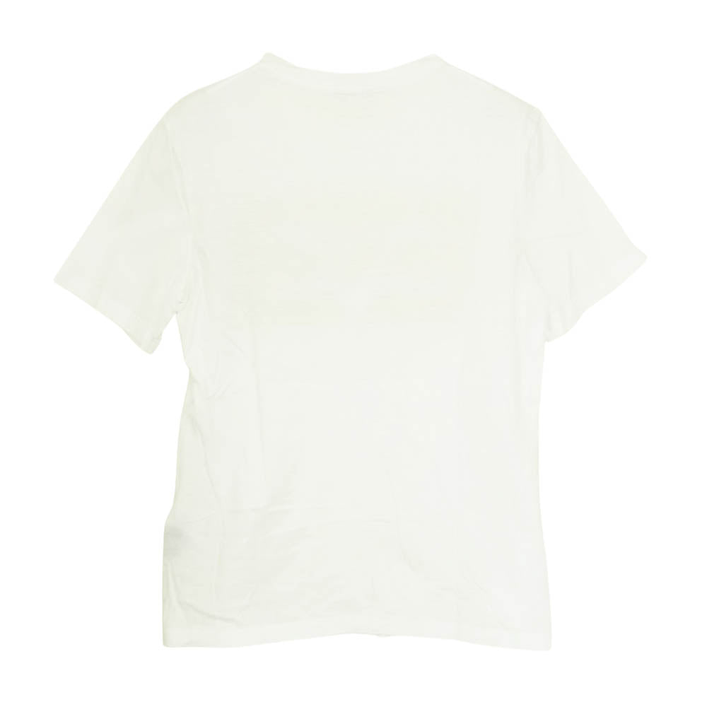 VERSACE ヴェルサーチ ロゴ刺繍 Tシャツ ホワイト系 38【中古】
