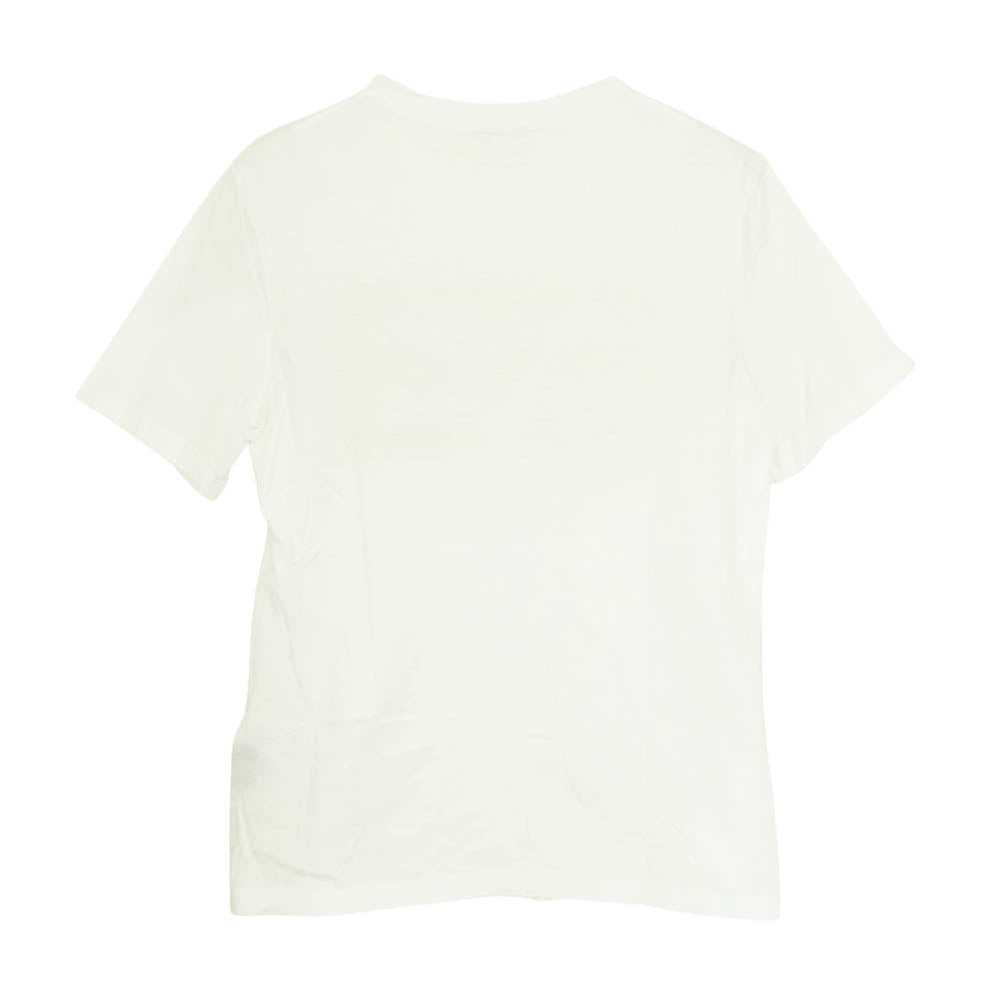 美品 ヴェルサーチ VERSACE Tシャツ カットソー メデューサ レインボー 2019 刺繍 半袖 ロゴ コットン M ホワイト