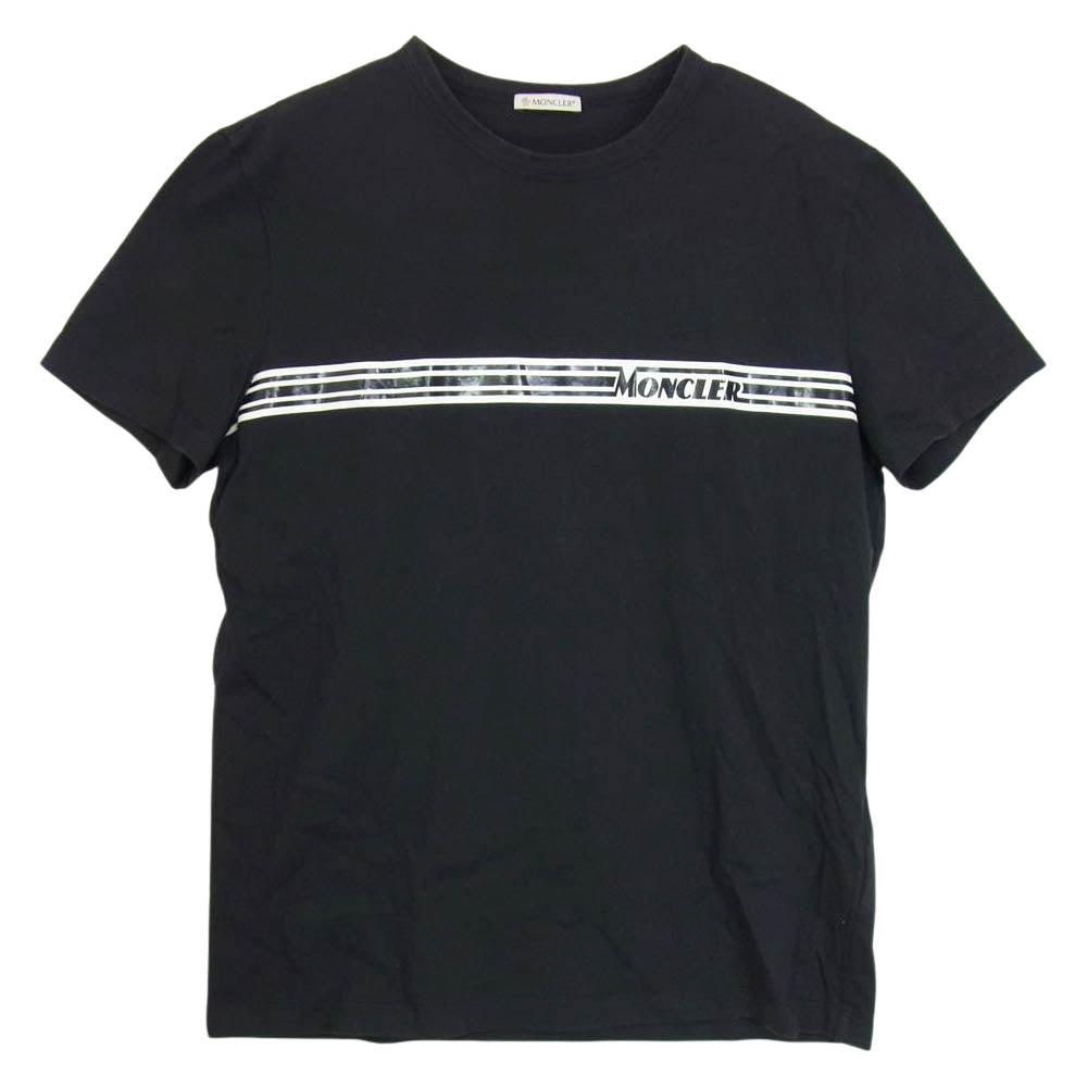 MONCLER モンクレール フロント ロゴ Tシャツ ダークグレー ダークグレー系 L【中古】