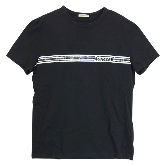 MONCLER モンクレール フロント ロゴ Tシャツ ダークグレー ダークグレー系 L【中古】