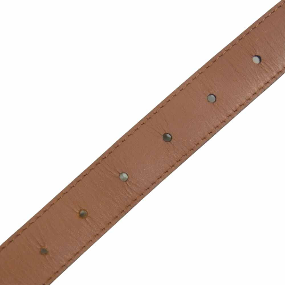 LOUIS VUITTON ルイ・ヴィトン モノグラム リバース サンチュール 25MM ドーフィーヌ ベルト ブラウン系 80/32【中古】