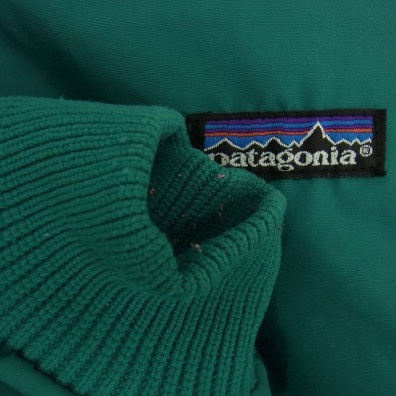 patagonia パタゴニア 90s vintage USA製 シェルドシンチラジャケット ナイロンジャケット フリース グリーン系 14【中古】