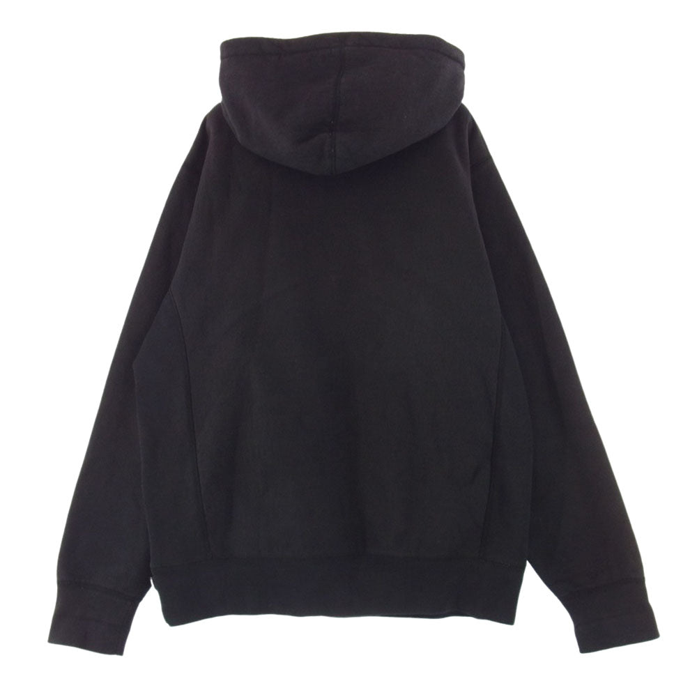 Supreme シュプリーム 18AW Water Arc Hooded Sweatshirt ウォーター アーチ ロゴ プリント フーデッド スウェット プルオーバー パーカー ブラック系 M【中古】