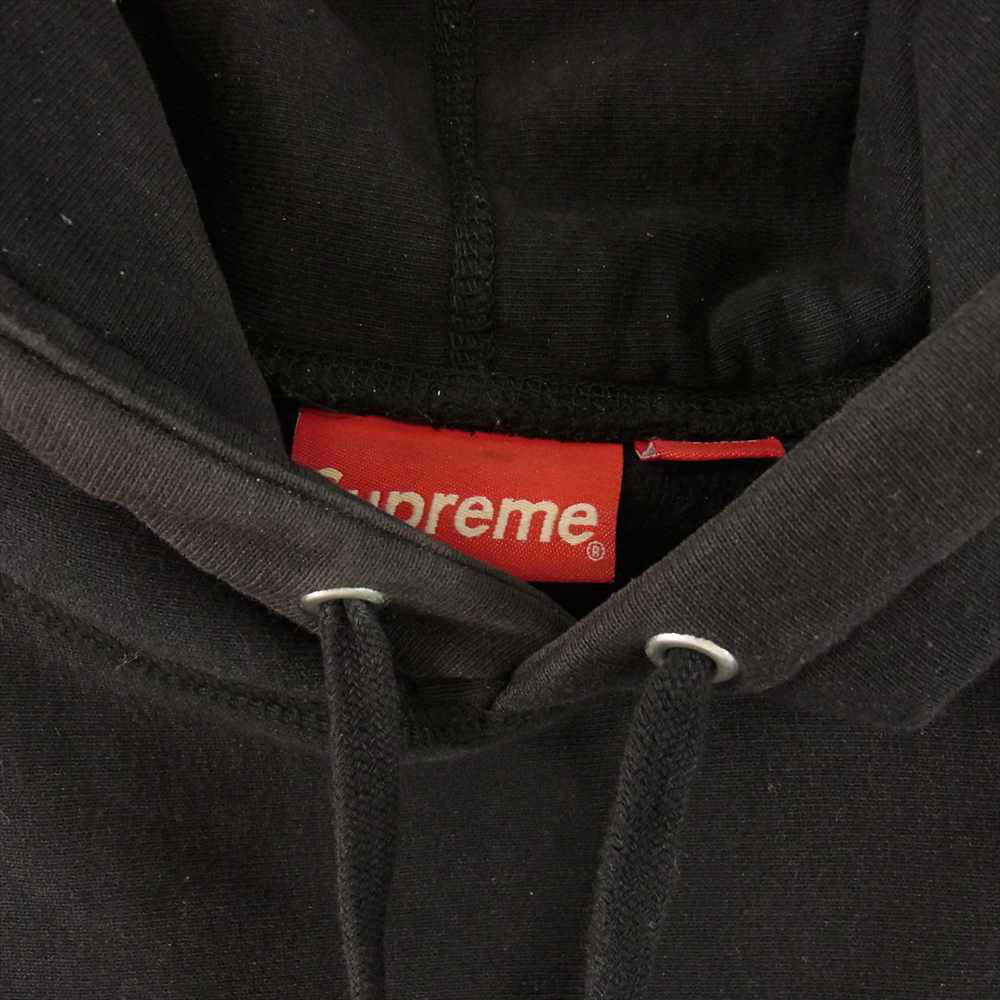 Supreme シュプリーム 18AW Water Arc Hooded Sweatshirt ウォーター アーチ ロゴ プリント フーデッド スウェット プルオーバー パーカー ブラック系 M【中古】