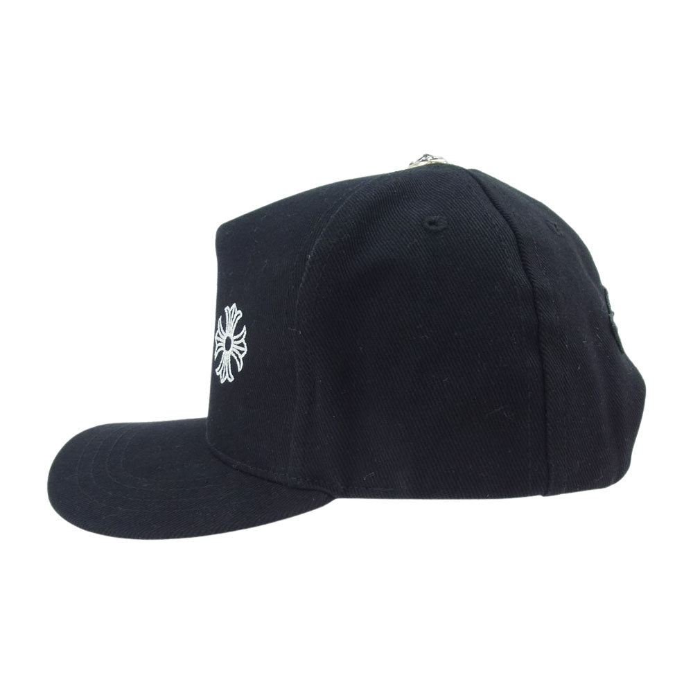 CHROME HEARTS クロムハーツ（原本無） 国内正規品 ホースシュー ベースボール キャップ ブラック系 53-60【中古】