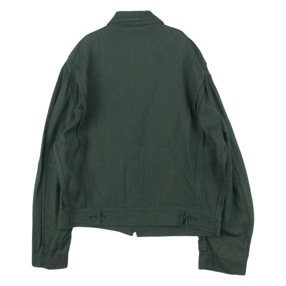 ヘラクレス 60s ビンテージ ウール フルジップ ジャケット ダークグリーン系 サイズ表記なし【中古】