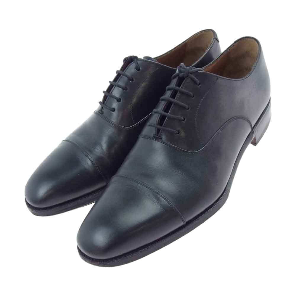 ヤンコ 14272 STRAIGHT TIP SHOES ストレートチップ シューズ ブラック系 6 1/2【中古】