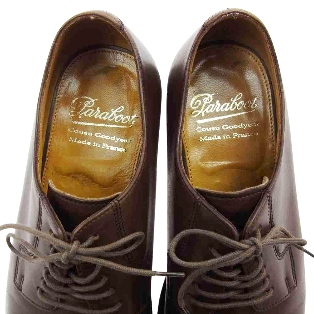 Paraboot パラブーツ プレーントゥ レザーシューズ ブラウン系 5 1/2【中古】