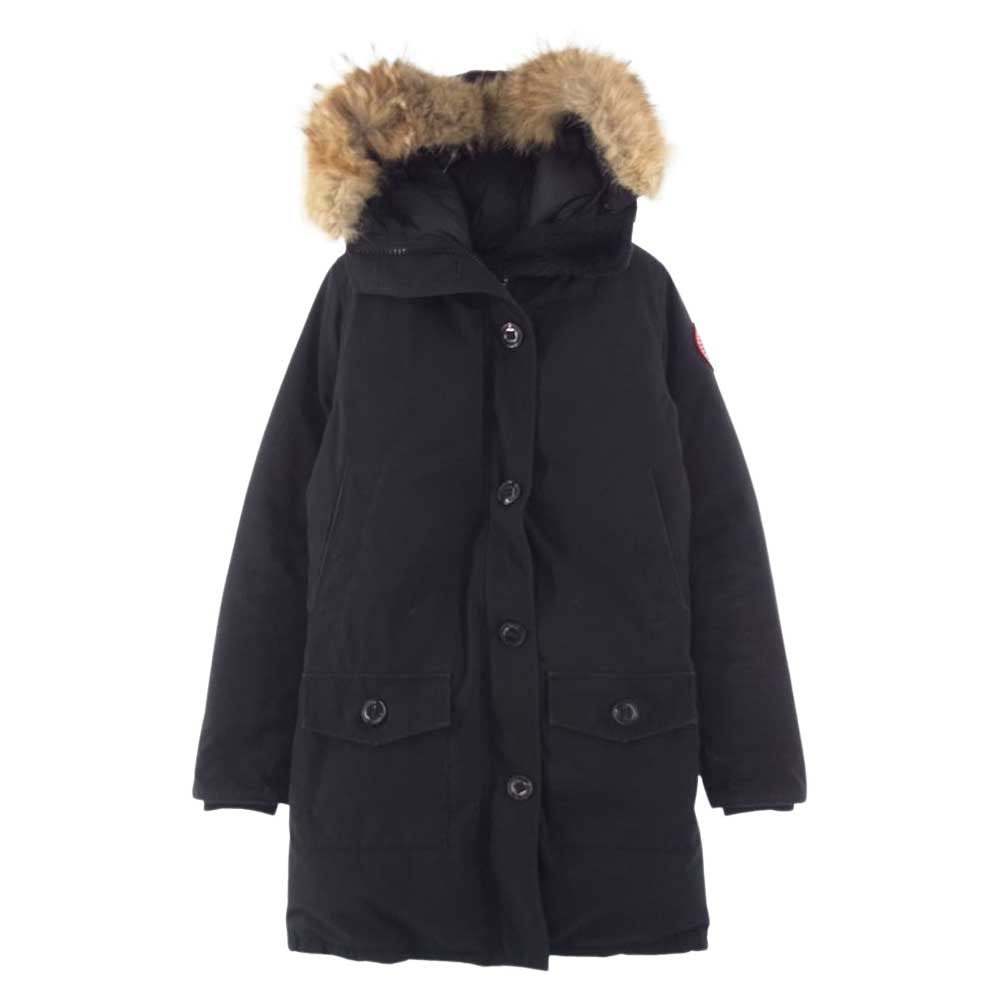 CANADA GOOSE カナダグース 2600JL  国内正規品 BRONTE PARKA ブロンテ パーカー ダウン ジャケット コート ブラック系 M【中古】