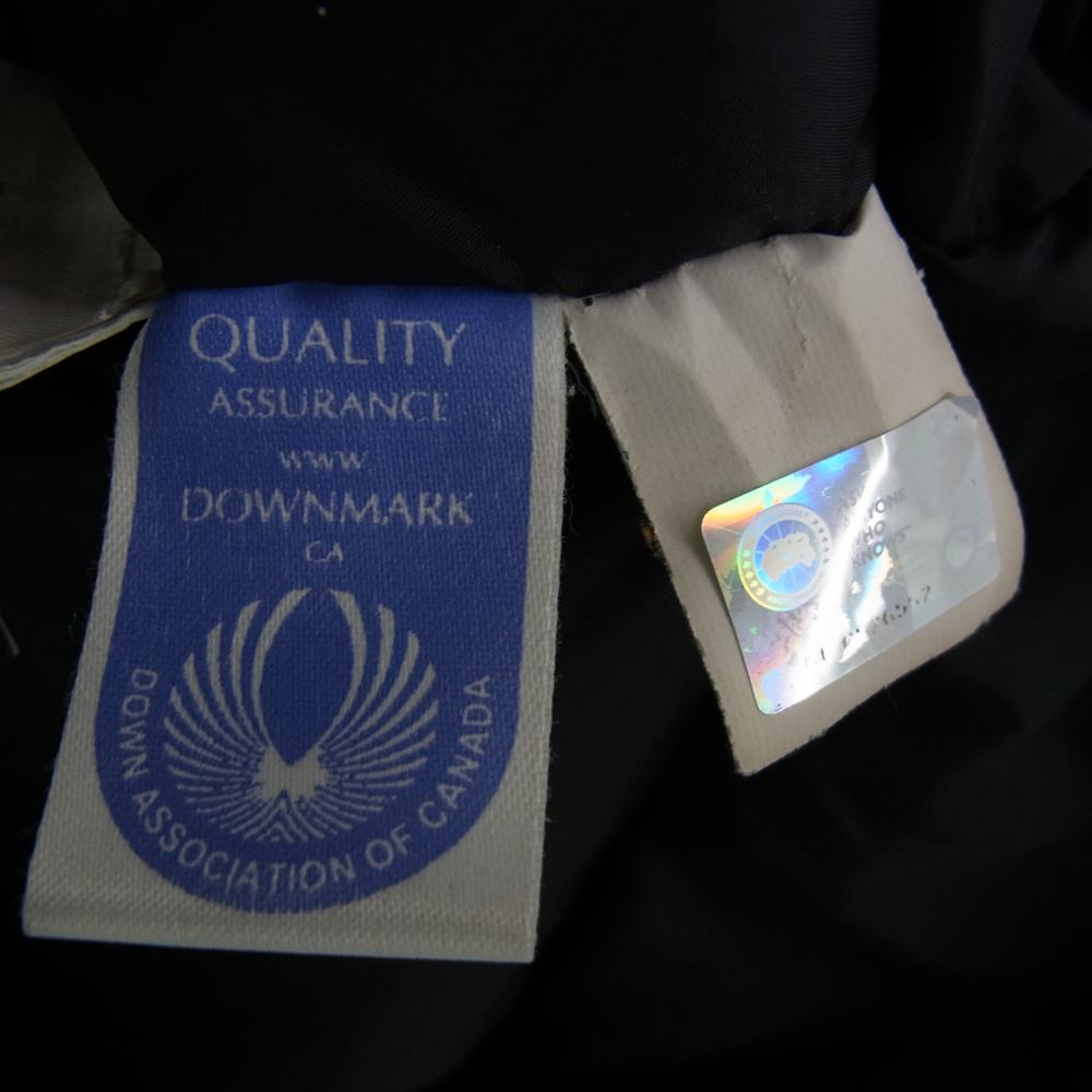 CANADA GOOSE カナダグース 2600JL  国内正規品 BRONTE PARKA ブロンテ パーカー ダウン ジャケット コート ブラック系 M【中古】