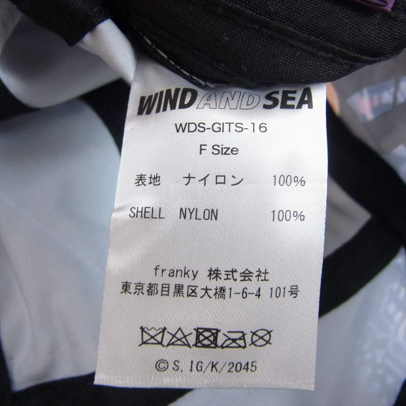 WIND AND SEA ウィンダンシー 44821 WDS-GITS-16 × Ghost In The Shell Sac_2045 x WDS JET CAP 攻殻機動隊 ナイロン ジェットキャップ ネオン マルチカラー系 F【新古品】【未使用】【中古】